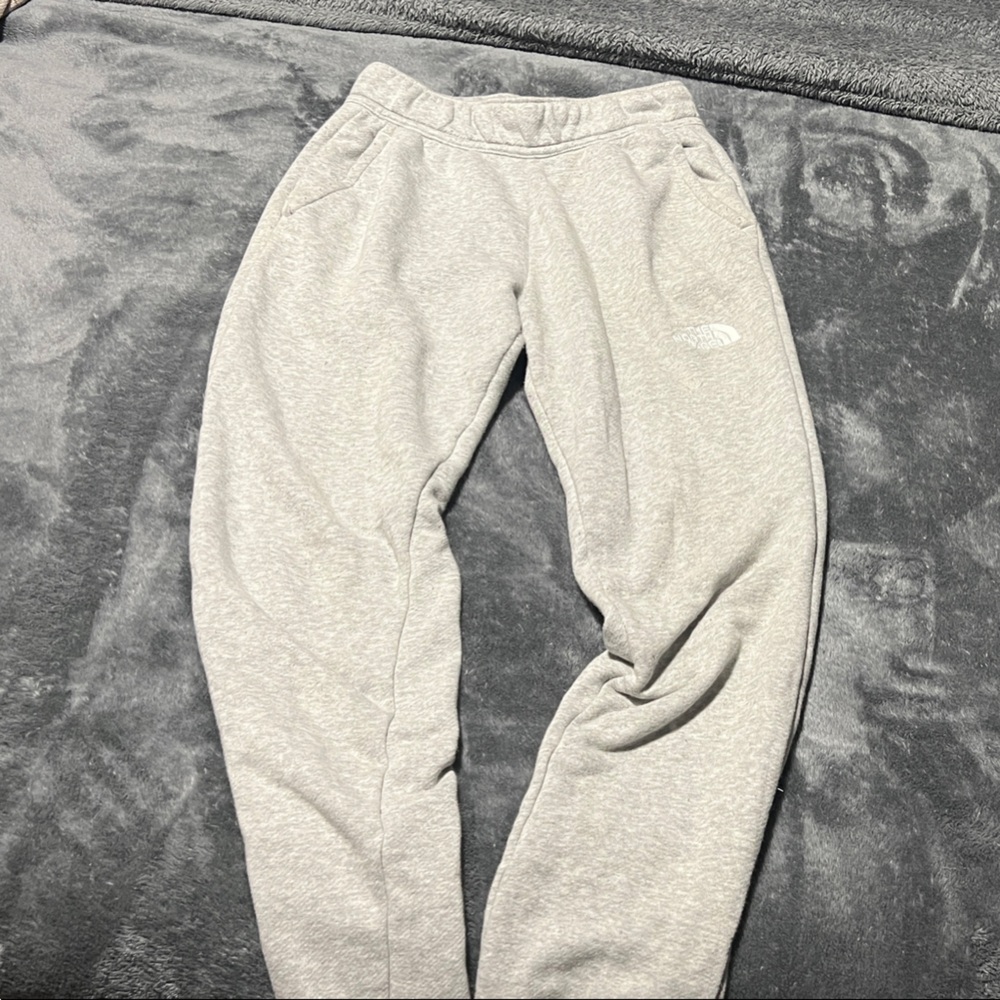 The North Face Light Gray Sweat Pants